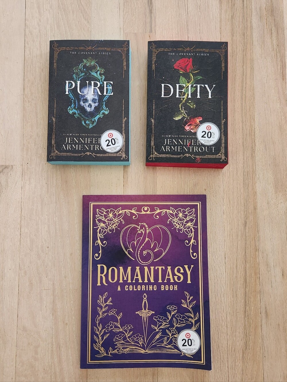 Jennifer L. Armentrout Books Bundle | Covenant Series + Romantasy Coloring Book